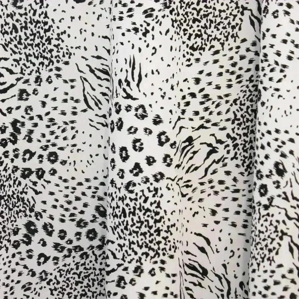 Joie Animal Print Black and White Brystal Bias Cut Small Size 4 - Picture 5 of 8